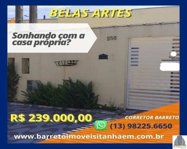 CASA 2 DORMITÓRIOS NO BELAS ARTES EM ITANHAÉM