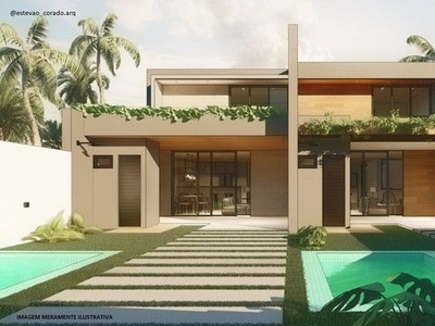 Casa de condomínio térrea para venda tem 180 metros quadrados com 3 quartos em Antares - M