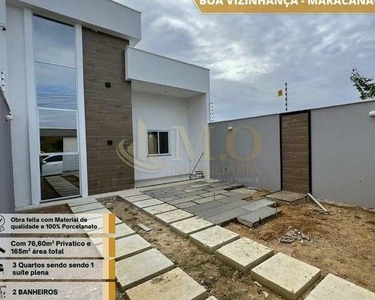 Casas térreas de alto padrão com 3 quartos no Jardim Bandeirantes 100% porcelanato