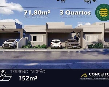 D114-Casa de condomínio térrea para venda tem 71 M² com 3 quartos em Turu - São Luís - MA