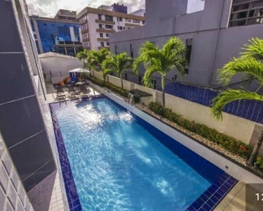 Flat com 1 quarto à venda, 41 m² por R$ 295.000 - Tambaú - João Pessoa/PB