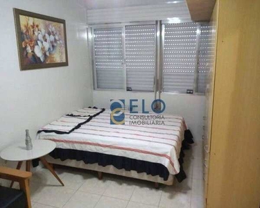 Kitnet com 1 dormitório à venda, 35 m² por R$ 235.000 - Embaré - Santos/SP