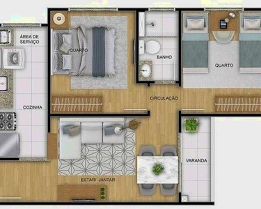 Obras adiantadas, apartamento com 47m² 2 quartos no Jardim Nova Europa - Campinas, SP