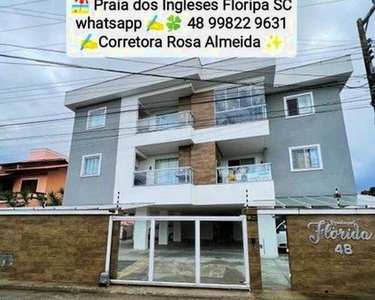 R*@*Apartamento para venda semi mobiliado com 2 quartos, praia dos Ingleses Florianópolis
