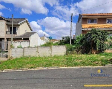 Terreno à venda, 309 m² por R$ 260.000,00 - Santa Cândida - Curitiba/PR