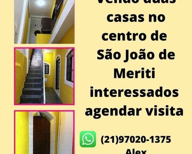 Vendo duas casas-Centro-Sao João de Meriti