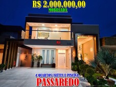 Casa no Passaredo para venda com 4 quartos em Ponta Negra - Manaus - AM