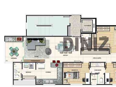 Apartamento com 4 quartos à venda no bairro Cidade Nova, 136m²