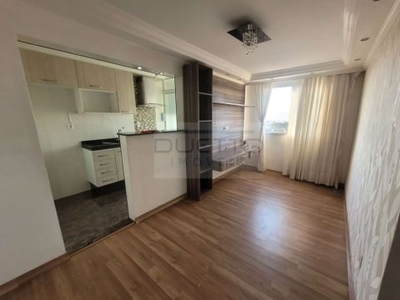 Apartamento de 48m² com 2 dormitórios, à locação no conj. res. do bosque, mogi das cruzes - sp