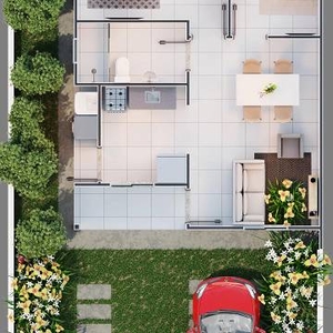 Casa de Condomínio com 2 Quartos à venda, 48m² - Pindaí