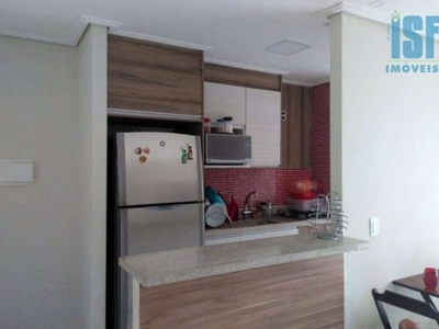 Apartamento com 2 dormitórios para alugar, 57 m² por r$ 2.775,00/mês - umuarama - osasco/sp
