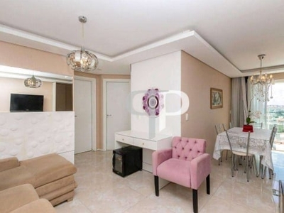 Apartamento com 3 dormitórios à venda, 66 m² por r$ 443.000,00 - emiliano perneta - pinhais/pr