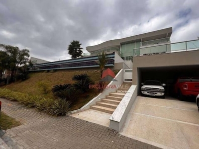 Casa, 869 m² - venda por r$ 5.800.000,00 ou aluguel por r$ 20.331,42/mês - condomínio residencial jaguary - são josé dos campos/sp