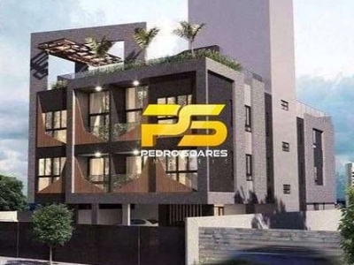 Cobertura duplex 92mts² com 02 quartos por 499 mil no bancários