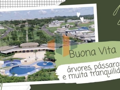 Terreno em condomínio fechado à venda na avenida roseli maria benfica, 5005, parque residencial buona vita, são josé do rio preto, 490 m2 por r$ 330.000