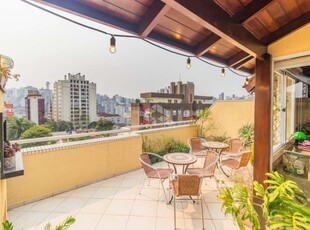 Cobertura triplex com 03 dormitorios a venda no bairro petrópolis em porto alegre/rs, financiável