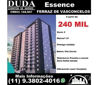Apartamento em Ferraz 2dorm na Vila Correa