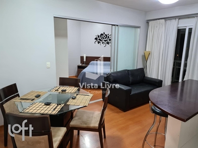 Apartamento à venda em Vila Olímpia com 45 m², 1 quarto, 1 suíte, 1 vaga
