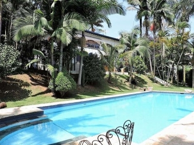 Casa com 4 dormitórios, 550 m² - venda por r$ 2.000.000,00 ou aluguel por r$ 29.434,00/mês - chácara granja velha - cotia/sp