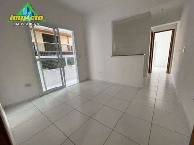 Flat com 1 dormitório à venda, 41 m² por r$ 260.000,00 - boqueirão - praia grande/sp