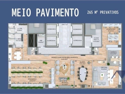 Sala à venda, 265 m² por r$ 3.481.034,58 - centro - cascavel/pr