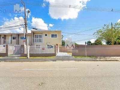 Sobrado com 3 dormitórios, 88 m² - venda por r$ 518.000,00 ou aluguel por r$ 2.578,76/mês - sítio cercado - curitiba/pr