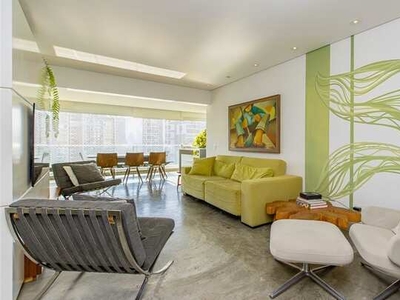 Apartamento com 2 quartos, 138m², à venda em São Paulo, Brooklin Paulista