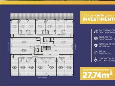 Sala de 57 m² para venda no Acesita Mall