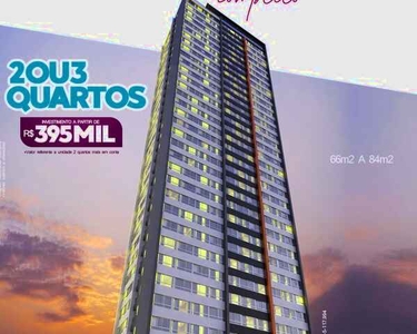 Apartamento para venda possui 66 metros quadrados com 2 quartos em Manaíra - João Pessoa