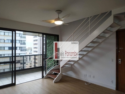 Apartamento Duplex em Indianópolis, São Paulo/SP de 74m² 2 quartos para locação R$ 4.500,00/mes