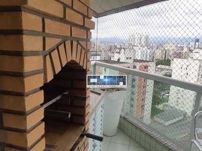 Apartamento em Aparecida, Santos/SP de 109m² 3 quartos para locação R$ 5.500,00/mes