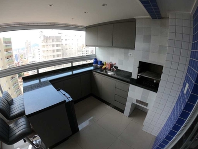 Apartamento em Boqueirão, Praia Grande/SP de 135m² 3 quartos à venda por R$ 1.009.000,00
