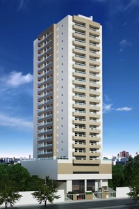 Apartamento em Boqueirão, Praia Grande/SP de 48m² 1 quartos à venda por R$ 353.652,00