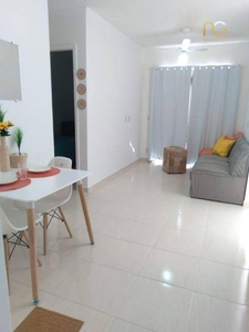 Apartamento em Cidade Ocian, Praia Grande/SP de 52m² 1 quartos à venda por R$ 264.000,00