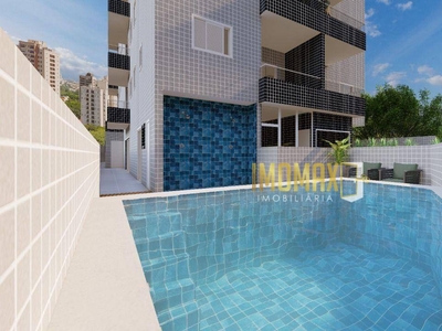 Apartamento em Boqueirão, Praia Grande/SP de 57m² 2 quartos à venda por R$ 272.000,00