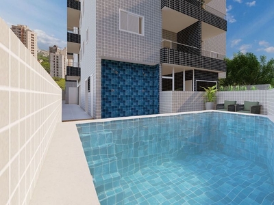 Apartamento em Boqueirão, Praia Grande/SP de 57m² 2 quartos à venda por R$ 273.000,00
