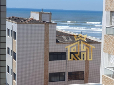 Apartamento em Cidade Ocian, Praia Grande/SP de 50m² 1 quartos à venda por R$ 265.000,00