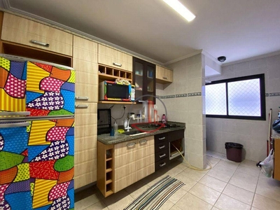 Apartamento em Cidade Ocian, Praia Grande/SP de 57m² 1 quartos à venda por R$ 209.000,00