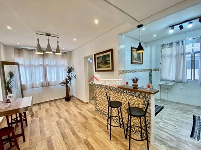 Apartamento em Gonzaga, Santos/SP de 40m² 1 quartos à venda por R$ 319.000,00