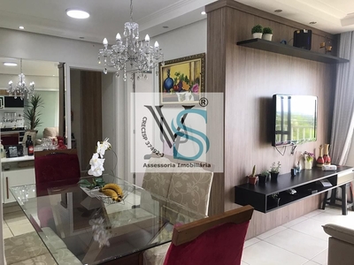 Apartamento em Jardim Brasilândia, Sorocaba/SP de 59m² 2 quartos à venda por R$ 264.000,00