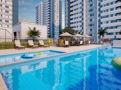 Apartamento em Jardim Riacho das Pedras, Contagem/MG de 47m² 2 quartos à venda por R$ 254.000,00