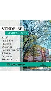 Apartamento em Jardim Universitário, Maringá/PR de 90m² 3 quartos à venda por R$ 279.000,00