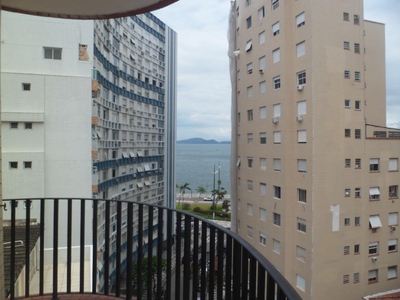Apartamento em Ponta da Praia, Santos/SP de 40m² 1 quartos para locação R$ 2.300,00/mes