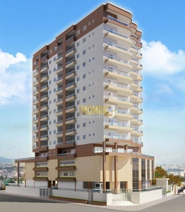 Apartamento em Vila Caiçara, Praia Grande/SP de 46m² 1 quartos à venda por R$ 291.653,42