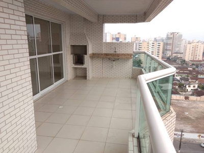 Apartamento em Vila Guilhermina, Praia Grande/SP de 131m² 3 quartos à venda por R$ 649.000,00