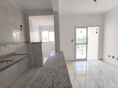 Apartamento em Vila Guilhermina, Praia Grande/SP de 62m² 2 quartos para locação R$ 2.500,00/mes