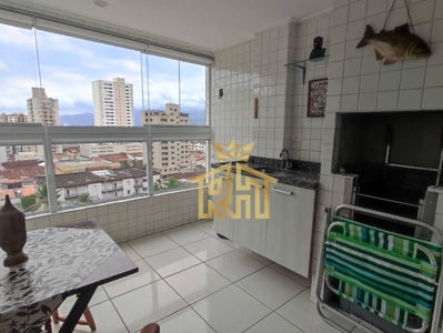 Apartamento em Vila Tupi, Praia Grande/SP de 82m² 2 quartos à venda por R$ 424.000,00