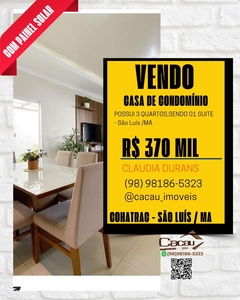 Casa em Cohatrac I, São Luís/MA de 10m² 3 quartos à venda por R$ 369.000,00