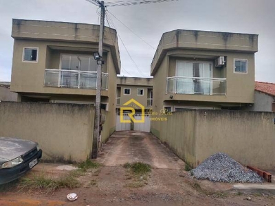 Casa em Extensão Serramar, Rio das Ostras/RJ de 84m² 2 quartos à venda por R$ 189.570,00