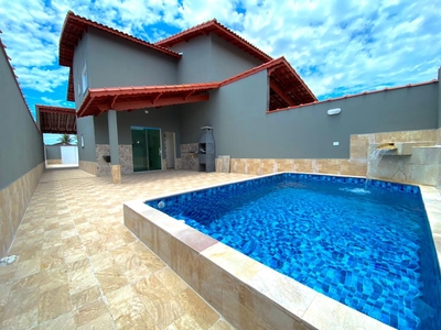 Casa em Flórida Mirim, Mongaguá/SP de 95m² 2 quartos à venda por R$ 448.000,00